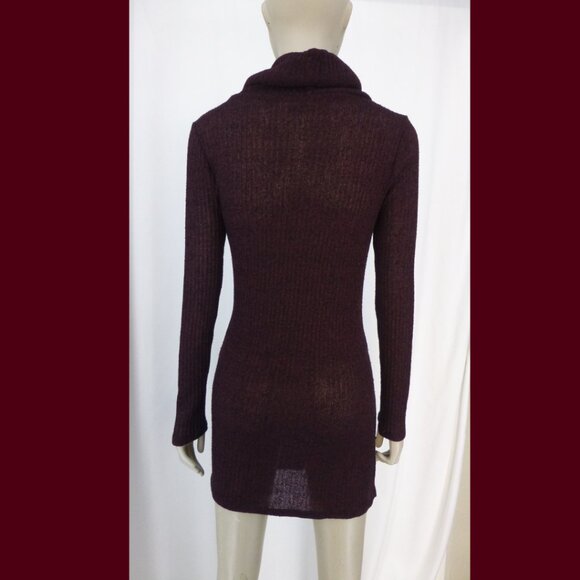 Astr Ribbed Cowl Neck Dress (Size S) - Picture 5 of 14